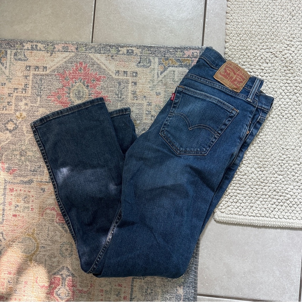 Levi's 559 Relaxed Straight Jeans Tag 33x34 Actual 33x32 - Picture 2 of 5